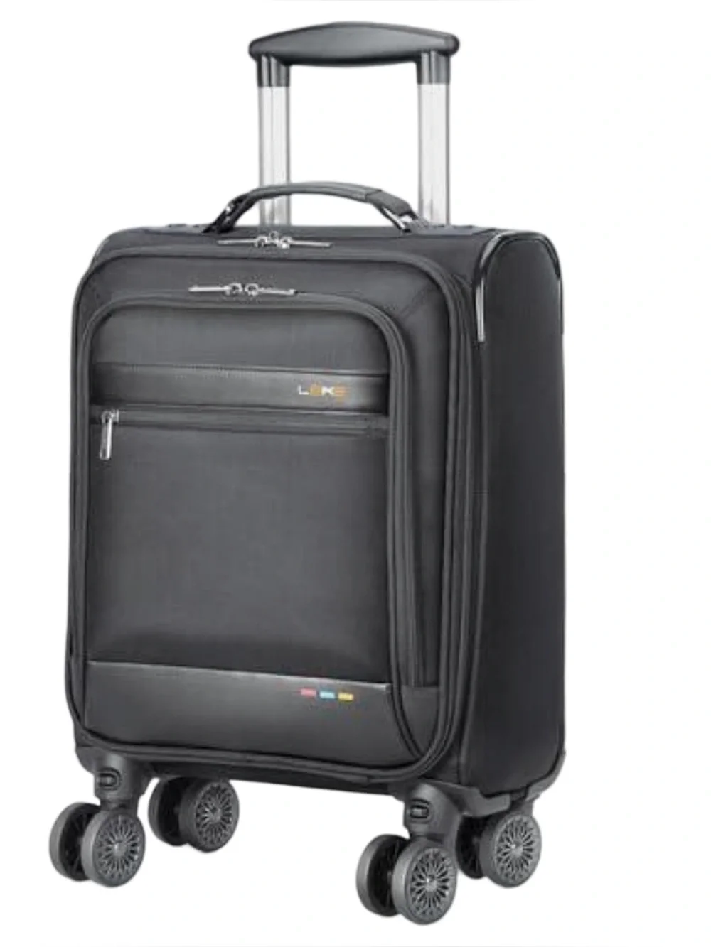Lakespring Lightweight Underseat Carry on Luggage Spinner Wheels 16” Black NEW